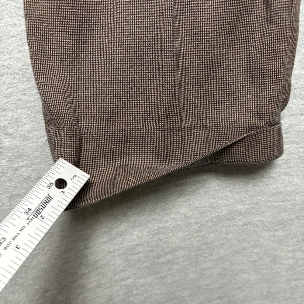 Polo Ralph Lauren Tencel Dress Pants Brown Pleated Casual Trousers Men 36x27